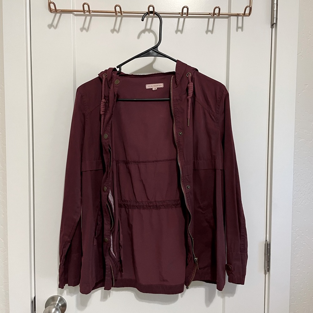 LA hearts rain jacket